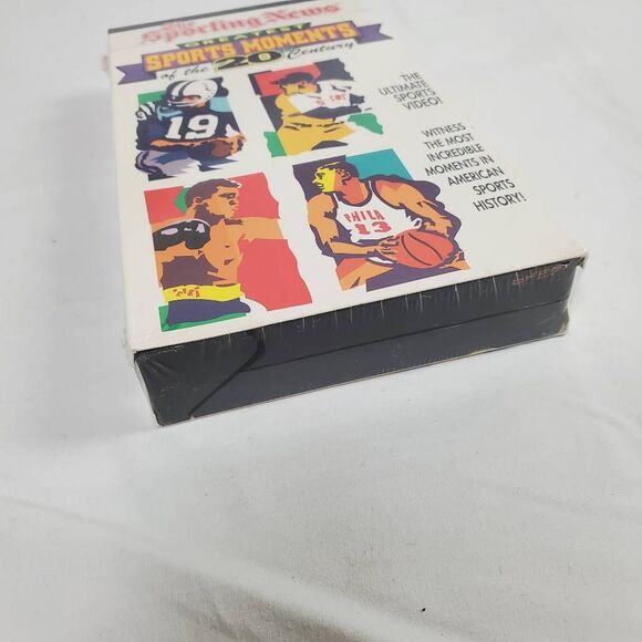 The Sporting News Greatest Sports Moments of the 20th Century VHS (1990s Sealed) - Picture 3 of 3